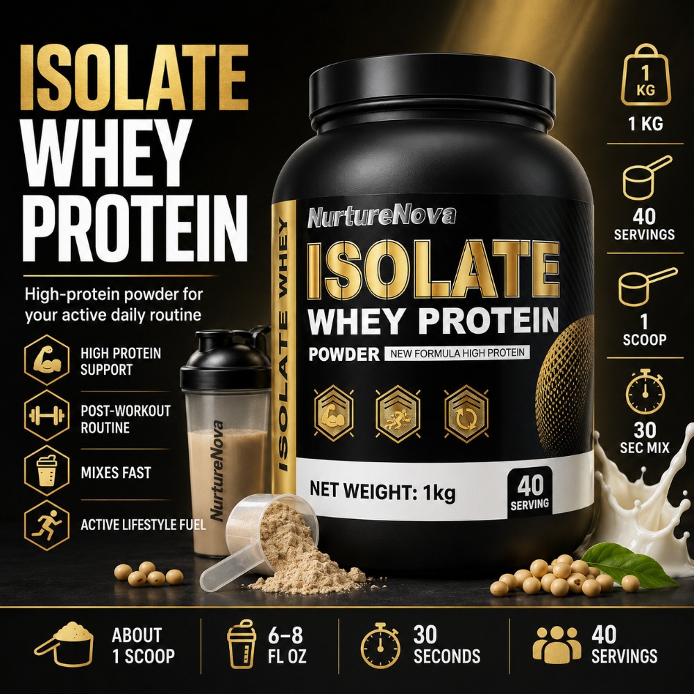 Nutrition Workout - 너처노바 아이솔레이트 웨이 프로틴 파우더 1kg,
