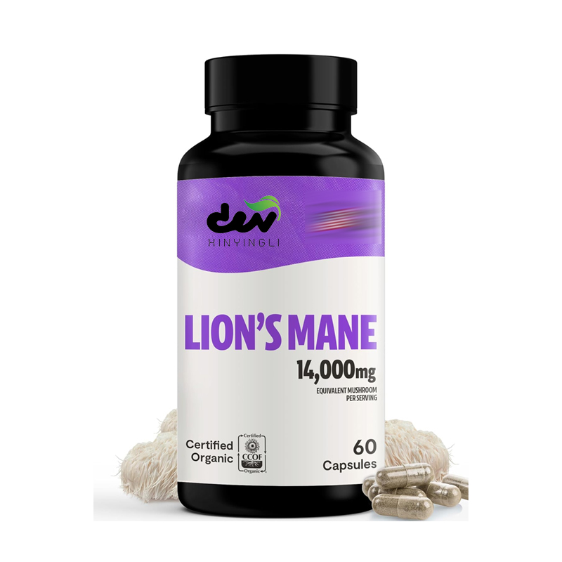 Lion Mane Mushroom - 사자갈기버섯 보충제 캡슐 14000mg - 사자갈기버섯,