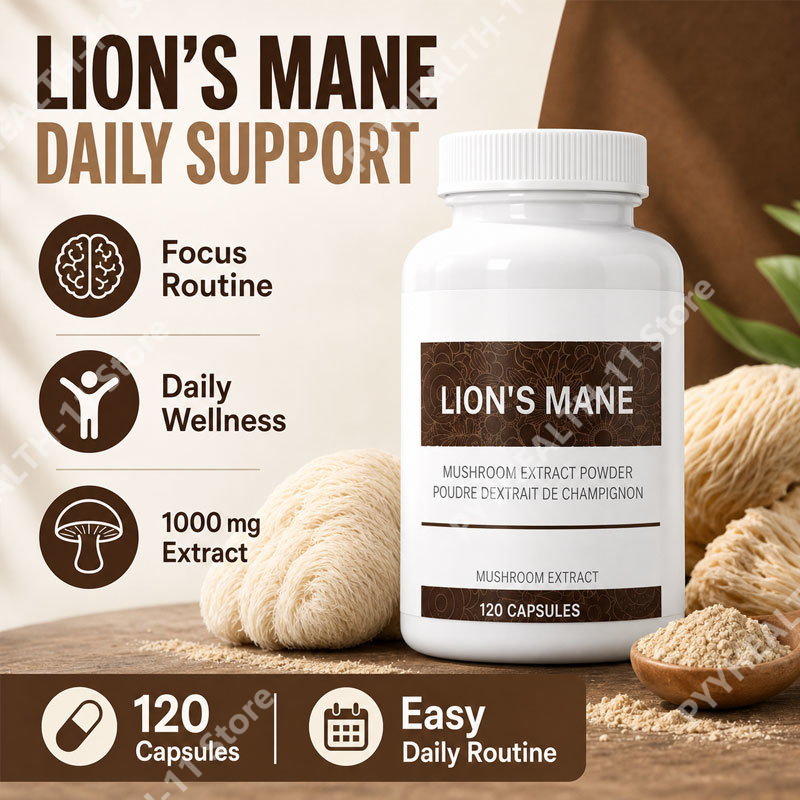 사자갈기버섯 캡슐 보충제 (베타글루칸 함유) 집중력 및 - Lion Mane Mushroom 리뷰 및 가격
