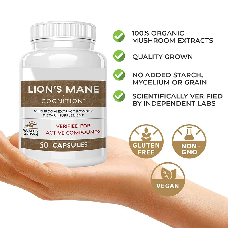 사자갈기버섯 캡슐은 면역력을 강화하고, 수면의 질을 향 - Lion Mane Mushroom 리뷰 및 가격